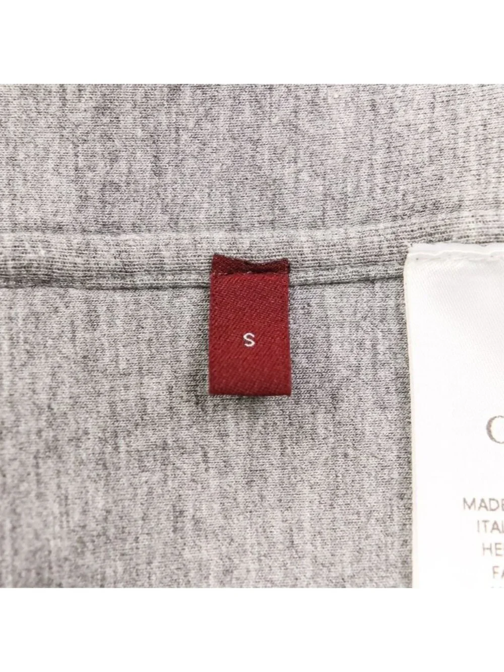Gucci Jersey Sweatshirt Zip Hoodie S Gray